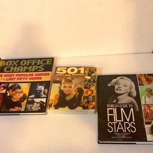 Box office movie 🍿 🎥 film stars book bundle lot